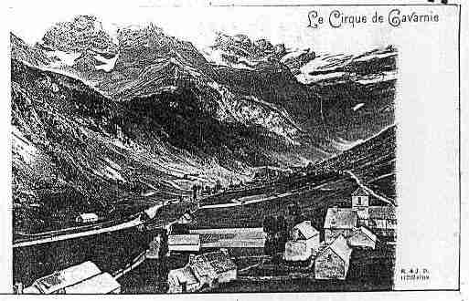 Ville de GAVARNIE Carte postale ancienne