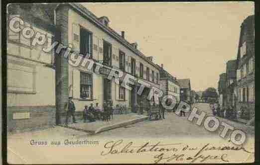 Ville de GEUDERTHEIM Carte postale ancienne