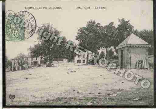 Ville de GIAT Carte postale ancienne