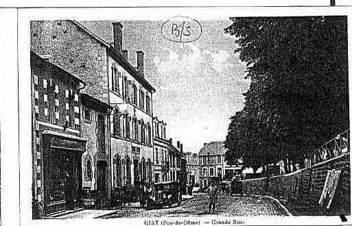 Ville de GIAT Carte postale ancienne