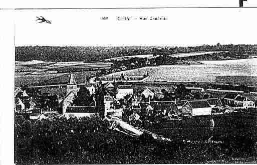 Ville de GIRY Carte postale ancienne