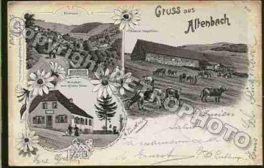 Ville de GOLDBACHALTENBACH Carte postale ancienne