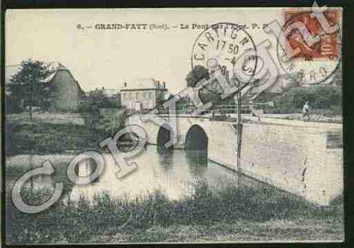 Ville de GRANDFAYT Carte postale ancienne