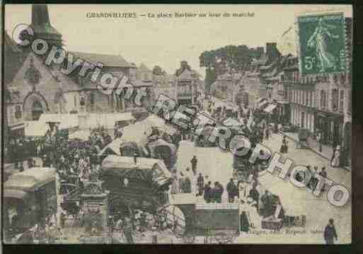 Ville de GRANDVILLIERS Carte postale ancienne