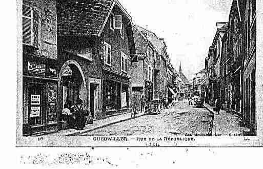 Ville de GUEBWILLER Carte postale ancienne