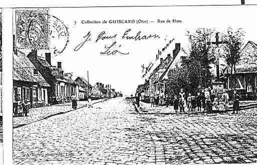 Ville de GUISCARD Carte postale ancienne