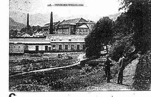 Ville de HUSSERENWESSERLING Carte postale ancienne