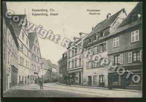 Ville de KAYSERSBERG Carte postale ancienne