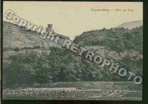 Ville de KAYSERSBERG Carte postale ancienne