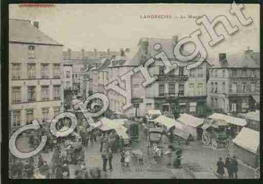 Ville de LANDRECIES Carte postale ancienne