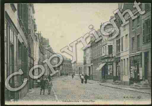 Ville de LANDRECIES Carte postale ancienne