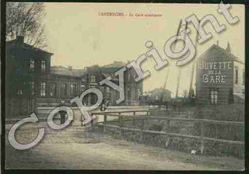 Ville de LANDRECIES Carte postale ancienne