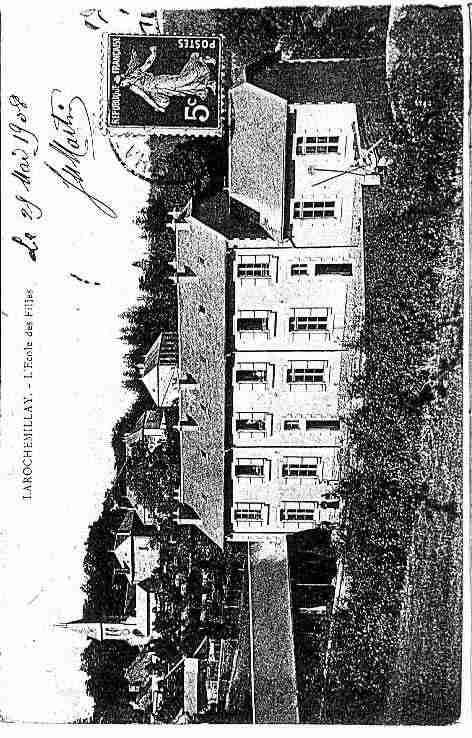 Ville de LAROCHEMILLAY Carte postale ancienne