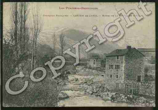 Ville de LATOURDECAROL Carte postale ancienne