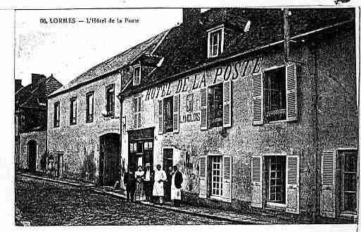 Ville de LORMES Carte postale ancienne