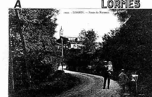 Ville de LORMES Carte postale ancienne