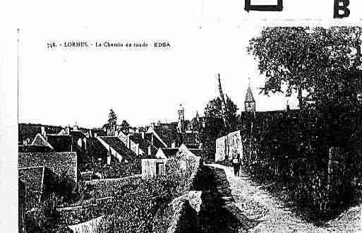 Ville de LORMES Carte postale ancienne