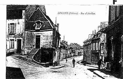 Ville de LORMES Carte postale ancienne