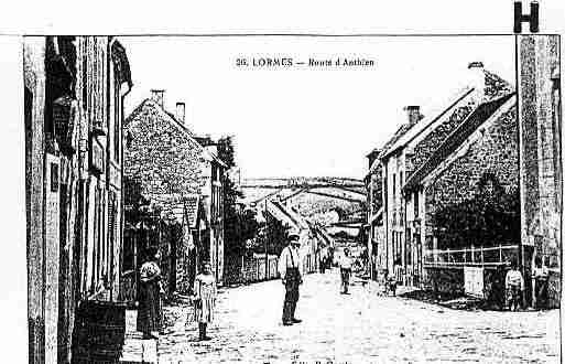 Ville de LORMES Carte postale ancienne