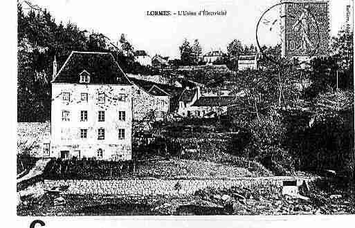 Ville de LORMES Carte postale ancienne