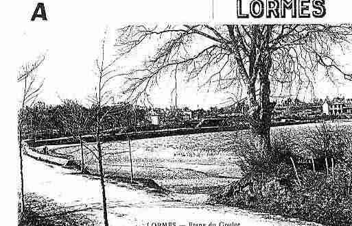 Ville de LORMES Carte postale ancienne