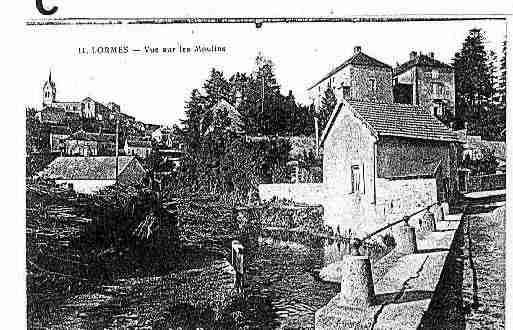 Ville de LORMES Carte postale ancienne