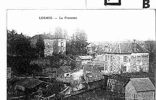 Ville de LORMES Carte postale ancienne