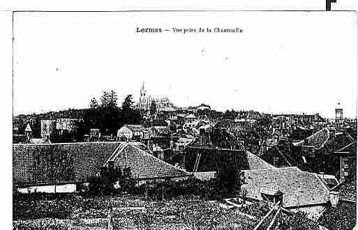 Ville de LORMES Carte postale ancienne