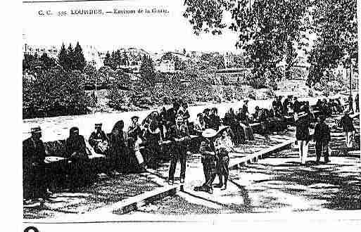 Ville de LOURDES Carte postale ancienne