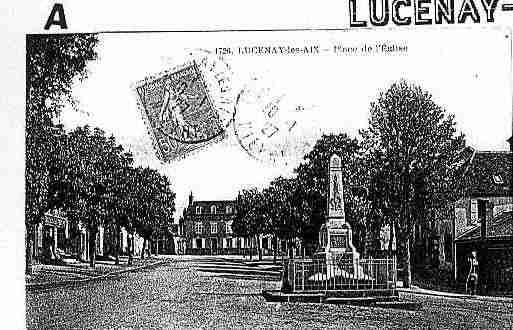 Ville de LUCENAYLESAIX Carte postale ancienne