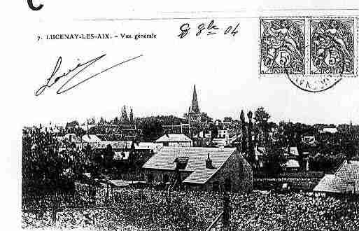 Ville de LUCENAYLESAIX Carte postale ancienne