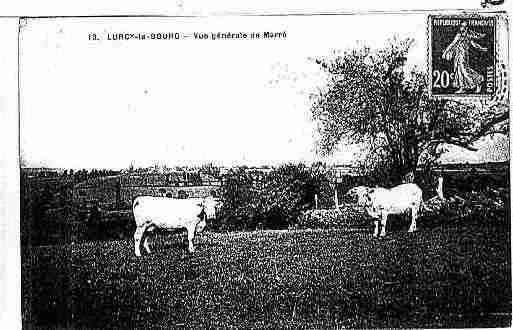 Ville de LURCYLEBOURG Carte postale ancienne