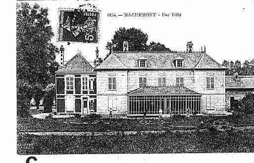 Ville de MACHEMONT Carte postale ancienne