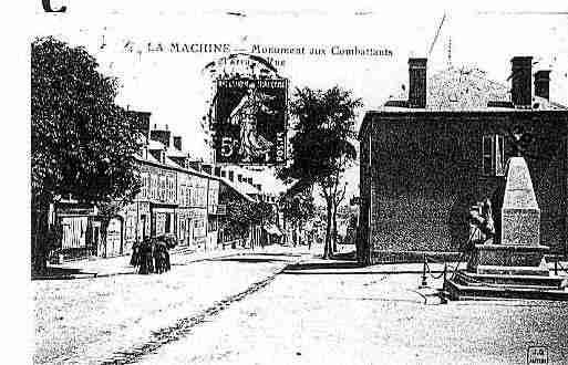 Ville de MACHINE(LA) Carte postale ancienne