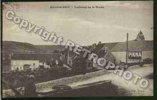 Ville de MAISONDIEU(LA) Carte postale ancienne