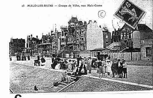 Ville de MALOLESBAINS Carte postale ancienne