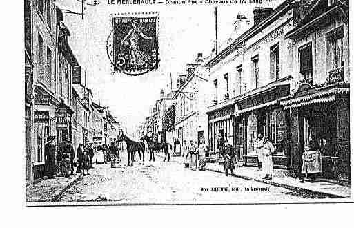 Ville de MERLERAULT(LE) Carte postale ancienne