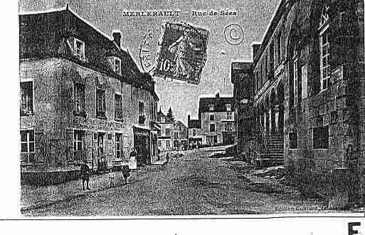 Ville de MERLERAULT(LE) Carte postale ancienne