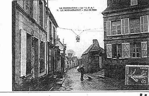 Ville de MERLERAULT(LE) Carte postale ancienne