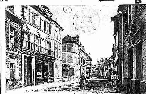 Ville de MERU Carte postale ancienne