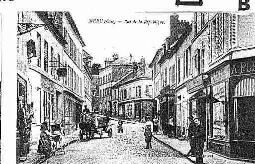 Ville de MERU Carte postale ancienne