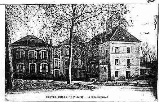 Ville de MESVESSURLOIRE Carte postale ancienne