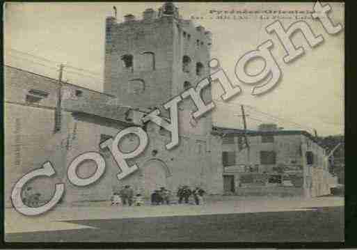 Ville de MILLAS Carte postale ancienne