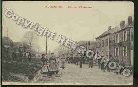 Ville de MOLIENS Carte postale ancienne