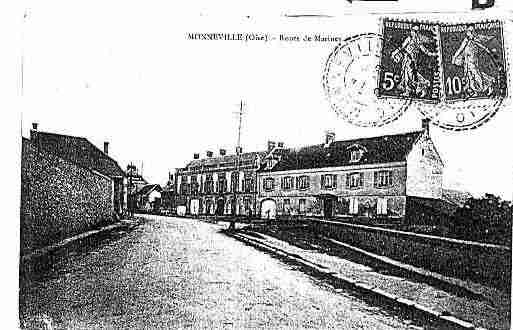 Ville de MONNEVILLE Carte postale ancienne