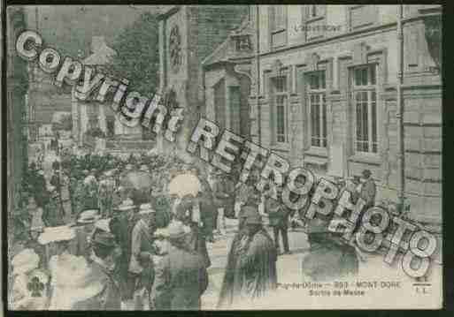 Ville de MONTDORE Carte postale ancienne