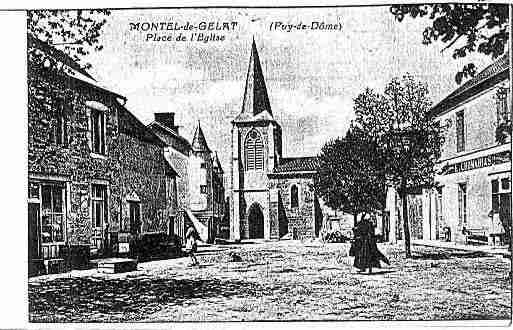 Ville de MONTELDEGELAT Carte postale ancienne