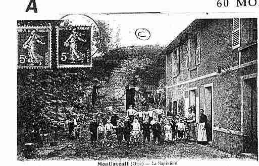 Ville de MONTJAVOULT Carte postale ancienne