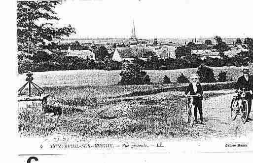 Ville de MONTREUILSURBRECHE Carte postale ancienne