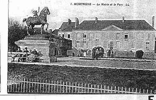 Ville de MORTAGNEAUPERCHE Carte postale ancienne